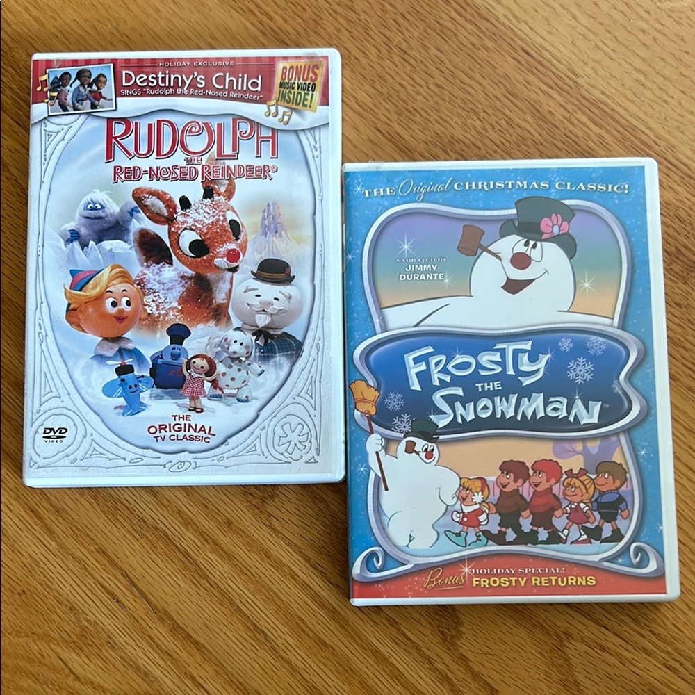 Rudolph and Frosty Kids DVD Set